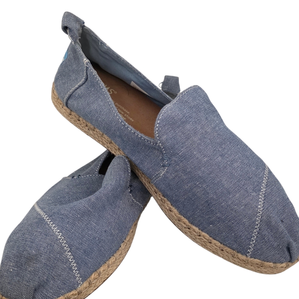 Toms Women's Blue Denim Espadrilles